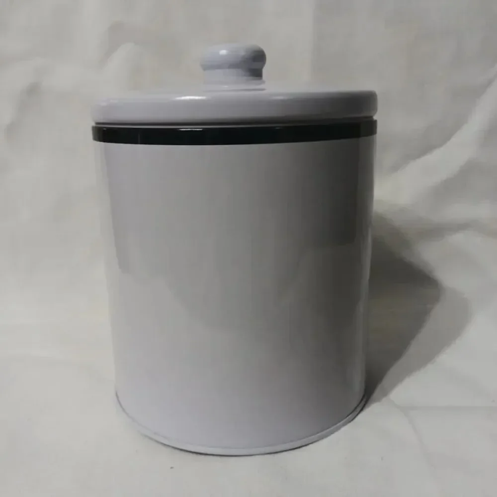 small coffee bar bin box metal canister storage container